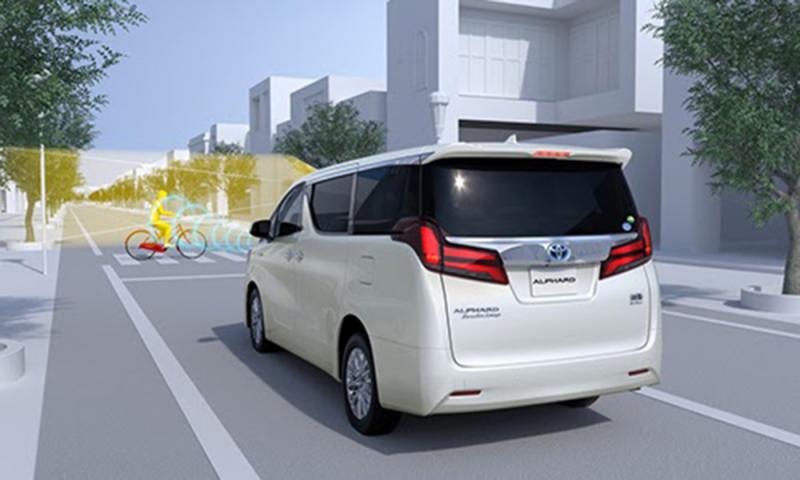 Alphard được trang bị công nghệ an toàn Toyota Safety Sense hiện đại