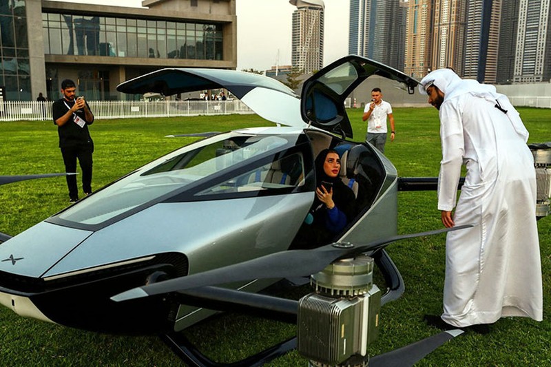 Ô tô bay X2,ô tô bay,Ô tô bay X2 của Trung Quốc,ô tô bay tại Dubai,ô tô bay Xpeng Aeroht,Ô tô bay Xpeng,Xpeng Aeroht,giá ô tô bay