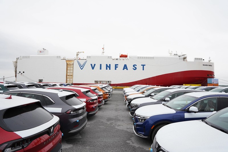 VinFast xuất khẩu xe điện sang Mỹ,VinFast xuất khẩu xe điện,VinFast xuất khẩu ô tô điện,VinFast VF 8,VinFast xuất khẩu VF 8 sang Mỹ