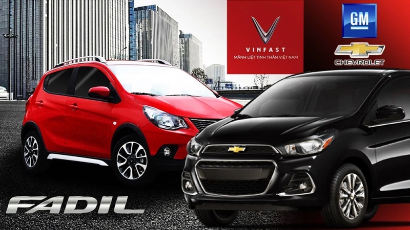 Vinfast Fadil, Chevrolet Spark Activ và Opel Karl Rock